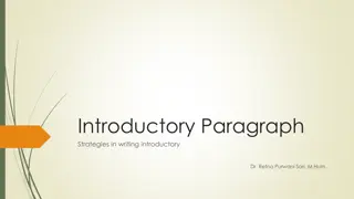 Effective Strategies for Engaging Introductory Paragraphs in Writing