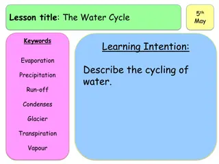 Exploring the Water Cycle Through Keywords