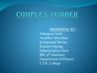 Understanding Complex Numbers and Their Properties