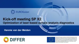 Optimization of Laser-Based Surface Analysis Diagnostics for 2021 Tasks