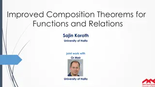 Advanced Concepts in Computational Theory