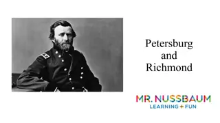 The Siege of Petersburg and Richmond in the Civil War