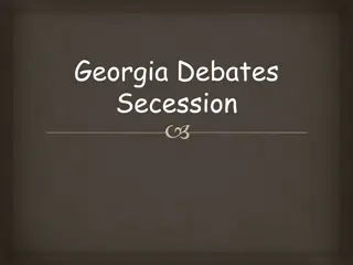 Georgia's Secession Debate in 1861