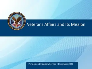 Veterans Affairs and Its Mission Overview