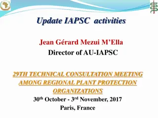 Update on IAPSC Activities: Technical Consultation Meeting 2017