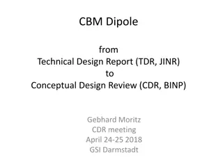 Overview of CBM Dipole Magnet Design and Development