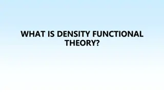 Applications of Density Functional Theory (DFT) in Various Fields