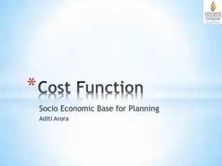 Cost Functions and Economic Planning with Aditi Arora