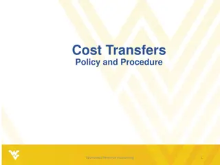 Overview of Cost Transfers in Sponsored Research Accounting