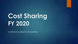 Cost Sharing Process Improvements for Contracts & Grants Accounting