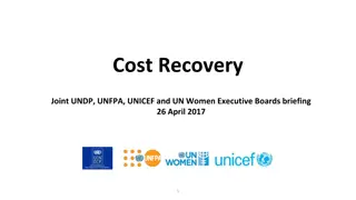 Joint UNDP, UNFPA, UNICEF, UN Women Executive Boards Cost Recovery Briefing