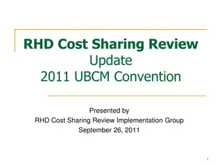 RHD Cost Sharing Review Update 2011 - UBCM Convention Insights