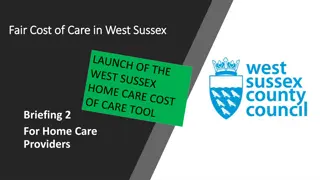 Insight into Fair Cost of Care Initiative in West Sussex