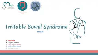 Irritable Bowel Syndrome: Pathophysiology, Symptoms, and Management