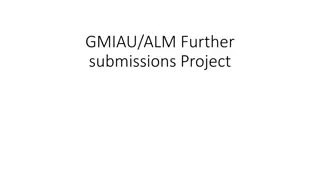 GMIAU/ALM Further Submissions Project: A Case Study in Supporting Vulnerable Individuals