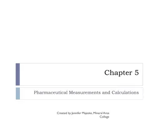 Pharmaceutical Measurements and Calculations in Pharmacy