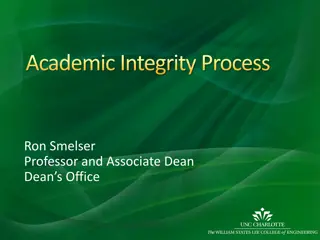 Academic Integrity Process and Policy Statement Overview