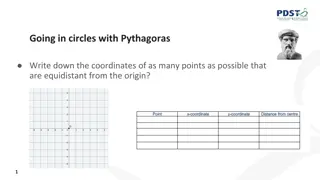 Equidistant Points and Circle Equations