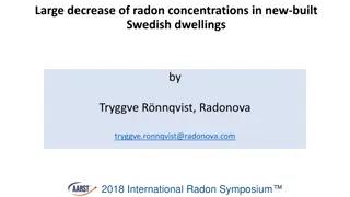 Radon Concentrations in New-Built Swedish Dwellings: Findings from International Radon Symposium