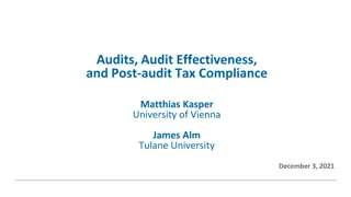 The Impact of Audits on Post-Audit Tax Compliance