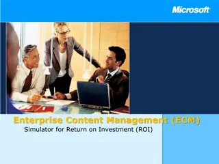 Enterprise Content Management (ECM) ROI Simulator: Maximizing Investment Returns