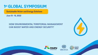 Environmental Territorial Management for Water and Energy Security