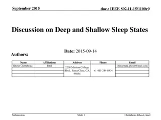 Discussion on Power State Definitions in IEEE 802.11ax