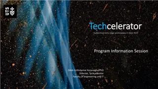 Techcelerator Deep Tech Program Information Session Details