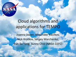 Cloud Algorithms and Applications for TEMPO by Joanna Joiner et al.