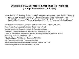 Evaluation of Arctic Sea Ice Thickness Using AOMIP Model and ULS Data