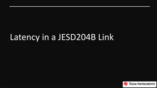 Latency in JESD204B Links