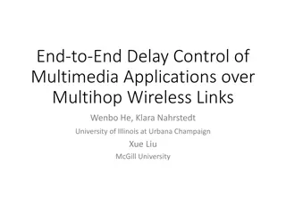 End-to-End Delay Control of Multimedia Applications over Multihop Wireless Links