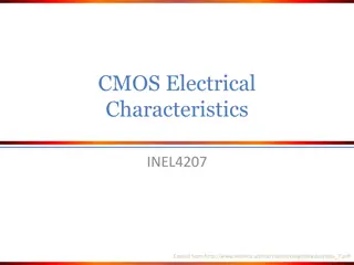 CMOS Electrical Characteristics for INEL4207