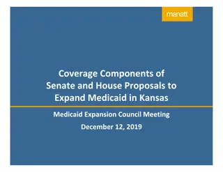 Overview of Kansas Medicaid Expansion Proposals