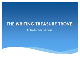 Unlocking Creativity: The Writing Treasure Trove by Teacher Jalia Nakyanzi