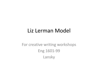 Liz Lerman Model for Creative Writing Workshops