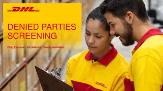 Understanding Denied Parties Screening in DHL Express