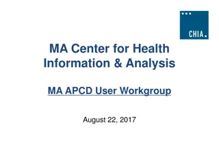 MA Center for Health Information & Analysis Updates