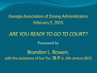 Strategic Insights for Zoning Administrators in Court Proceedings