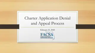 Charter Application Denial and Appeal Process Overview