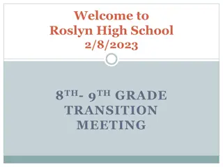 Transition Meeting and Special Education Services at Roslyn High School