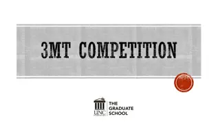 The Three Minute Thesis Competition: Communication Challenge for Graduate Students