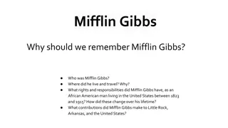 Mifflin Gibbs: Trailblazer of Little Rock