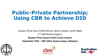 Public-Private Partnership Using CBR for Inclusive Development in Cameroon