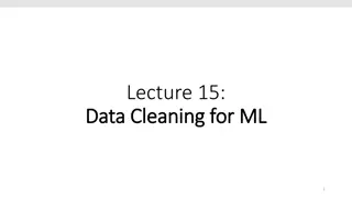 Data Cleaning in Machine Learning