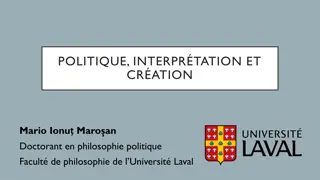 Political Philosophy, Interpretation, and Creation