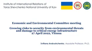 Risks to Security from Environmental Threats in the War Between Russia and Ukraine