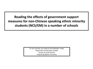 Integrating Ethnic Minority Students in Hong Kong Schools: Government Support Measures Study