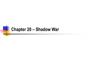 Insights into Shadow Warfare and Intelligence Operations