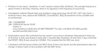 Troubleshooting Reboot Issue After Shutdown on LS1046ARDB Board